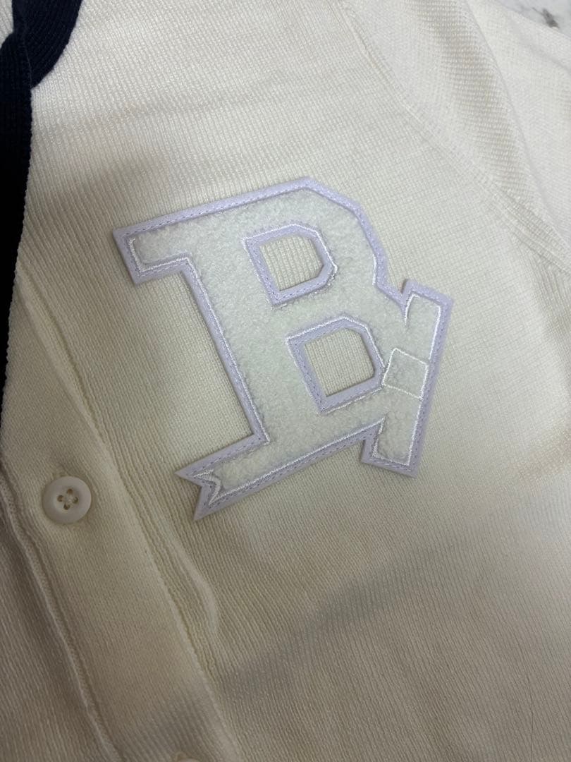タイカーディガン B. CLUB TIE CARDIGAN bibiy ホワイト