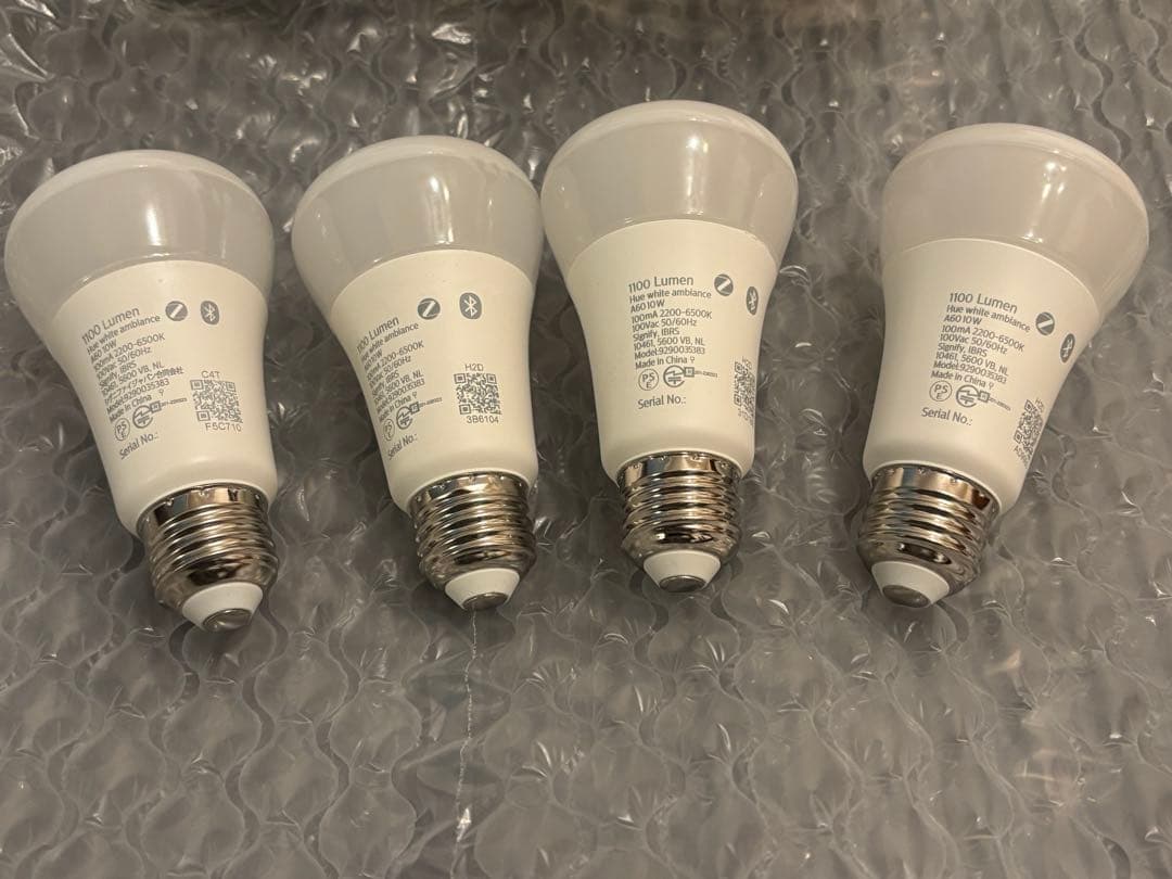PHILIPS Hue LED電球 1100ルーメン E26 4個セット