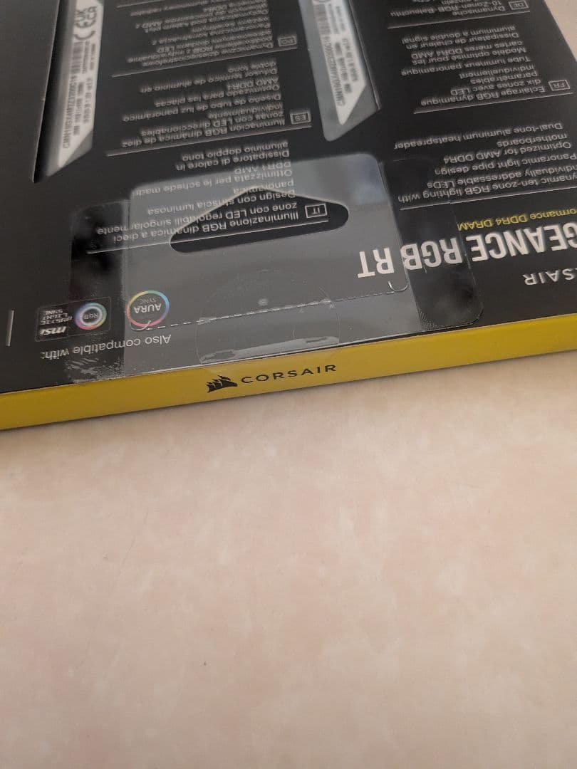 (値下)新品 VENGEANCE RGB RT DDR4 3200MHz16GB