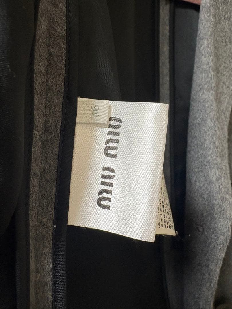 MIU MIU テーラードジャケット 2023SS/MH1853 グレー