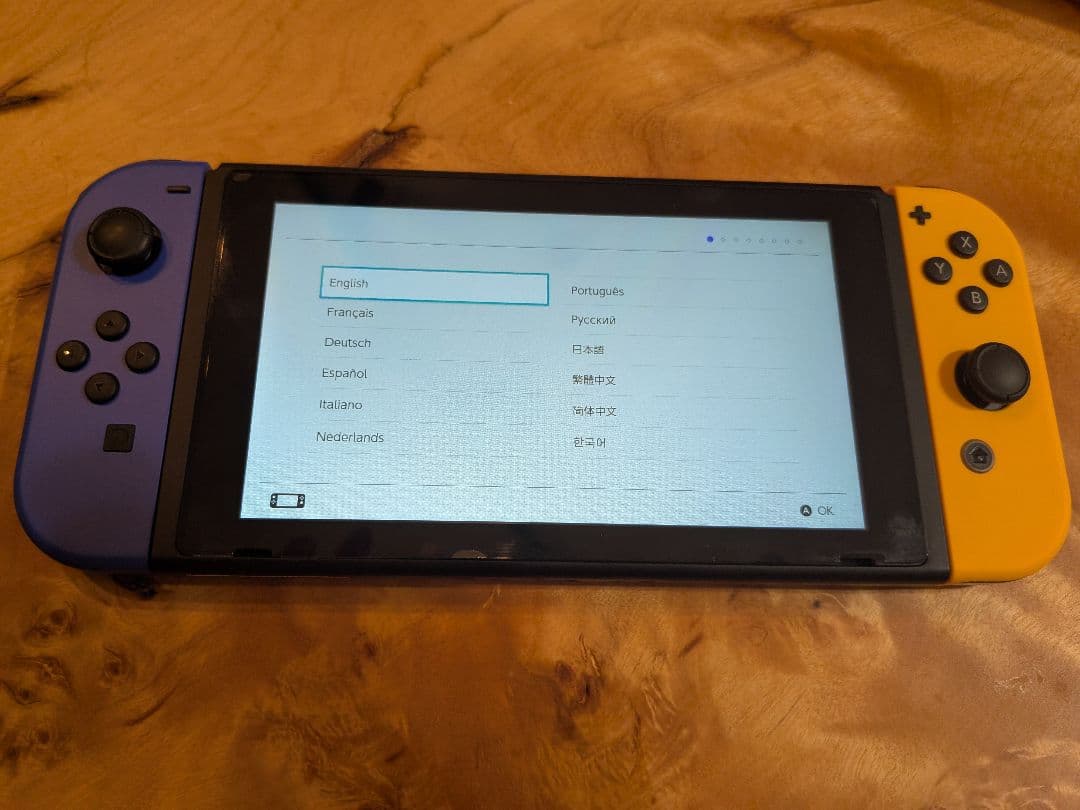 ニンテンドースイッチ 本体 プロコン付き オレンジ ブルー Switch