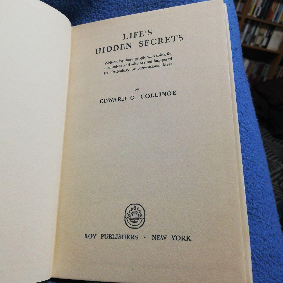 洋書 LIFE'S HIDDEN SECRETS by Collinge