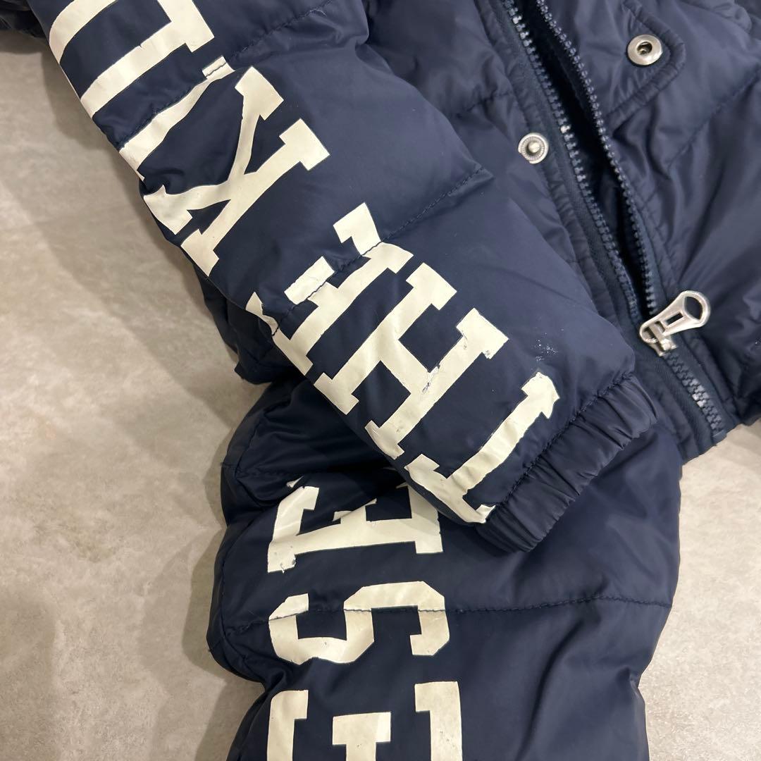 DIESEL ダウン　ジャンプスーツ　ネイビー