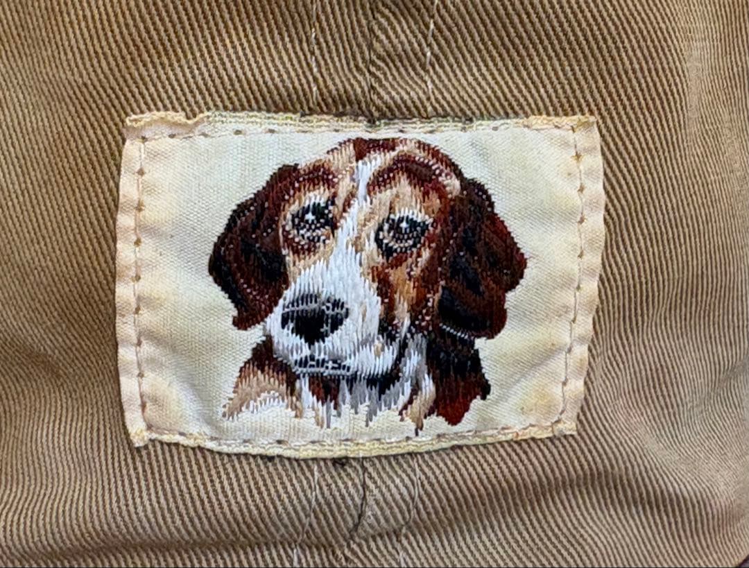 RRL レザーつば キャップ 犬パッチ L Ralph Lauren