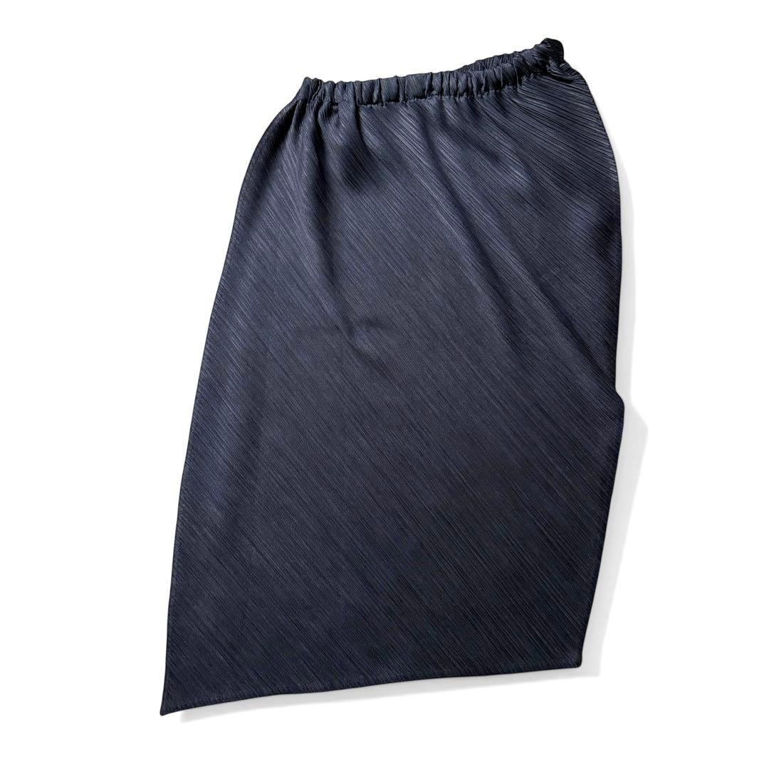 訳あり ISSEY MIYAKE 変形 プリーツ スカート イッセイミヤケ 黒