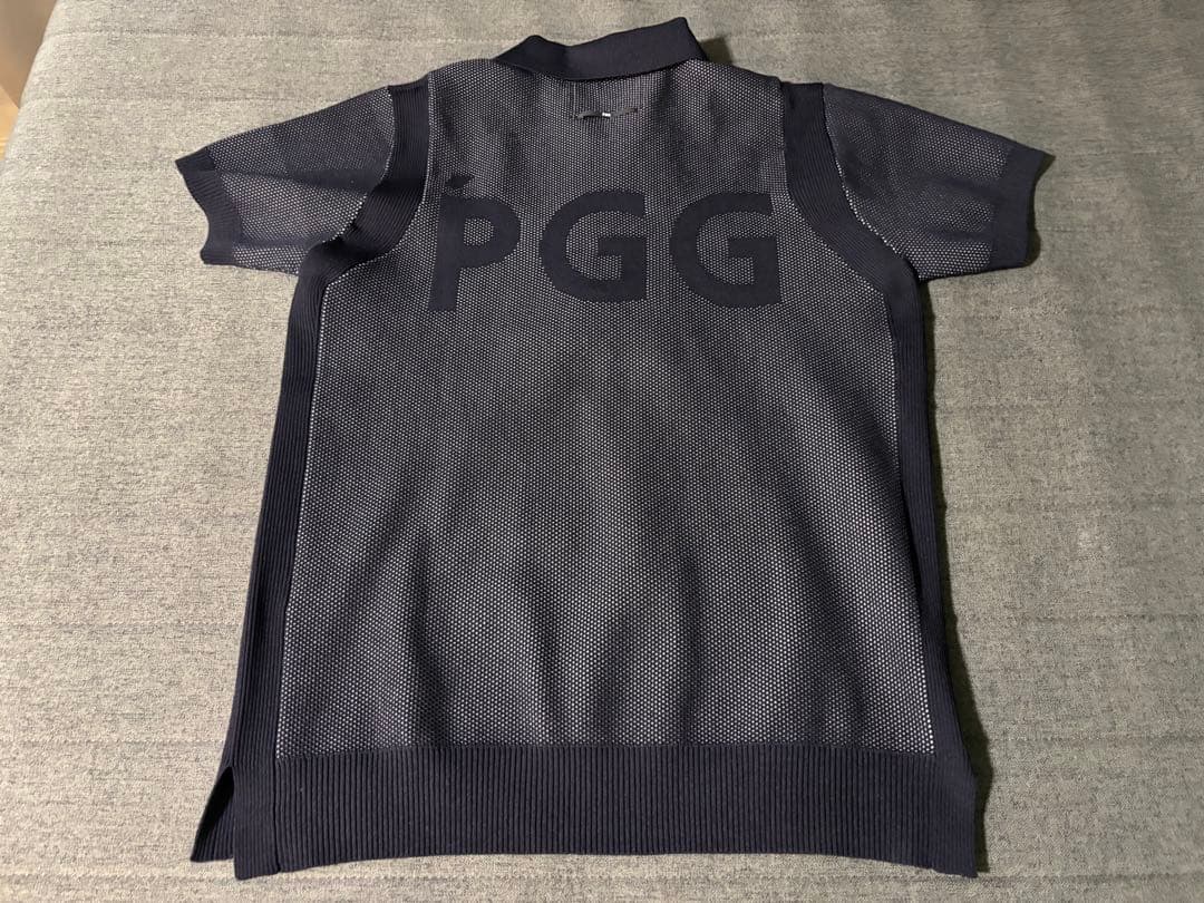 PGG ネイビー ポロシャツ ジッパー付き サイズ1