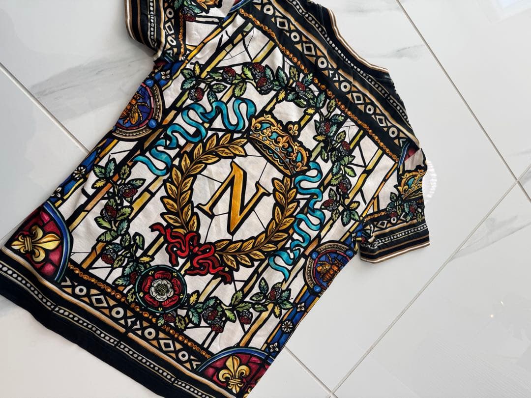 ドルガバ　ステンドグラスデザイン Tシャツ