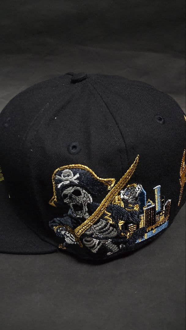 NewEra 59FIFTY×NZMUコラボピッツバーグパイレーツキャップ3/8