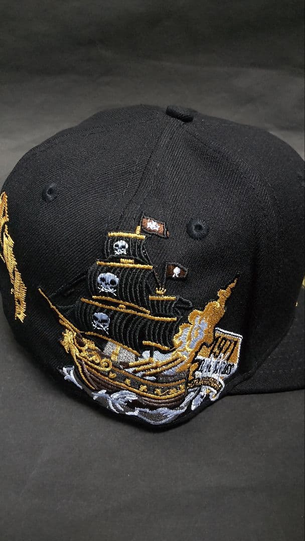 NewEra 59FIFTY×NZMUコラボピッツバーグパイレーツキャップ3/8