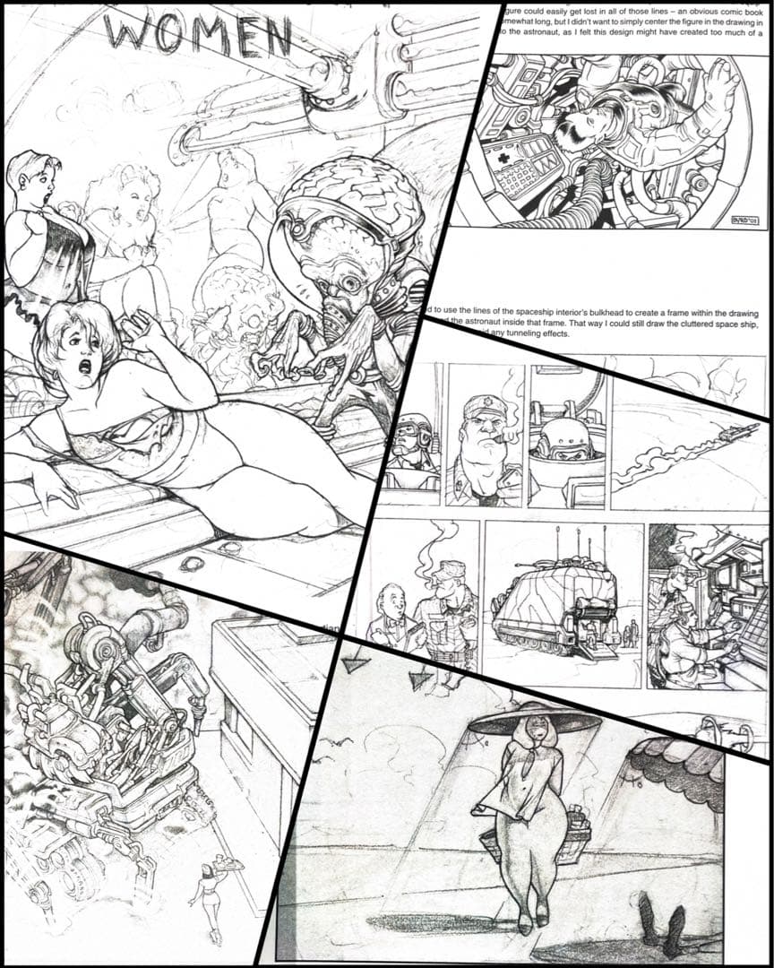 アート・デザイン・音楽 MITCH BYRD'S NOTES TO DRAW FROM COMIC BO