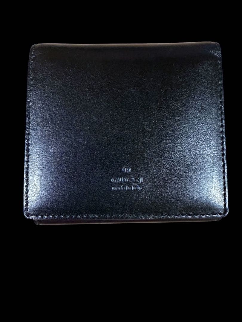 お値下げ✳︎GUCCI ✳︎ 三つ折り 付箋 メモ帳 カーフ BLACK 未使用です