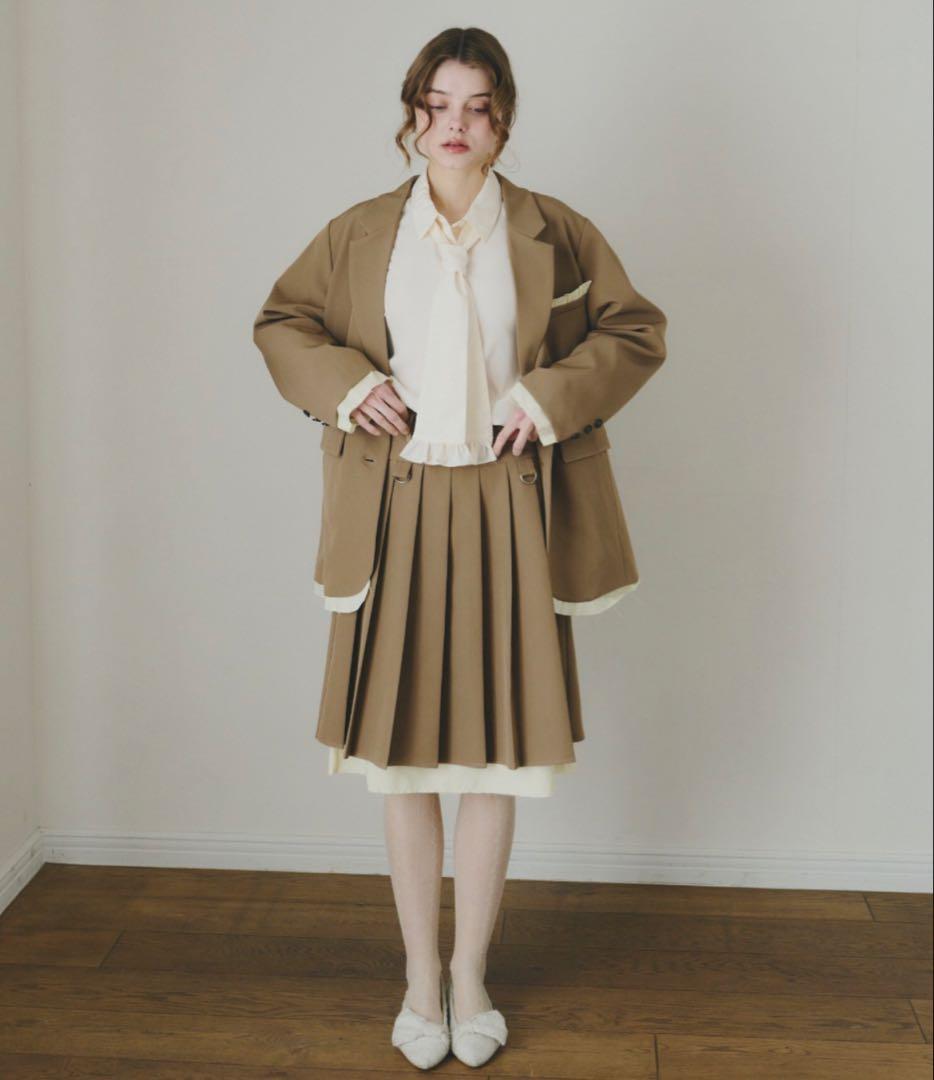 idem イデム　oversized layered jacket