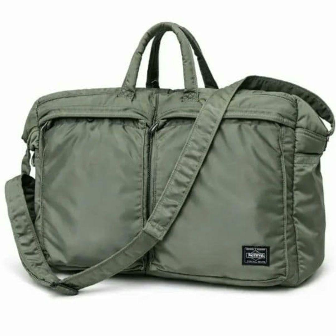 PORTER タンカー 2WAY ダッフルバッグ 大容量 セージグリーン