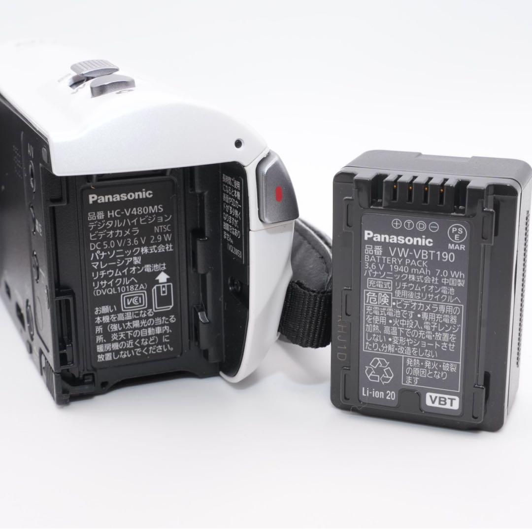 【美品】Panasonic HC-V480MS ビデオカメラ