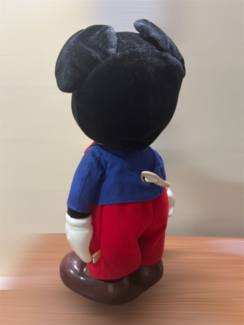 【えいちゃん】昭和レトロSANKYO 首振りミッキーマウス オルゴール