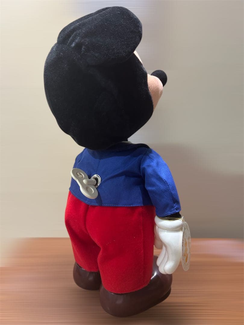 【えいちゃん】昭和レトロSANKYO 首振りミッキーマウス オルゴール