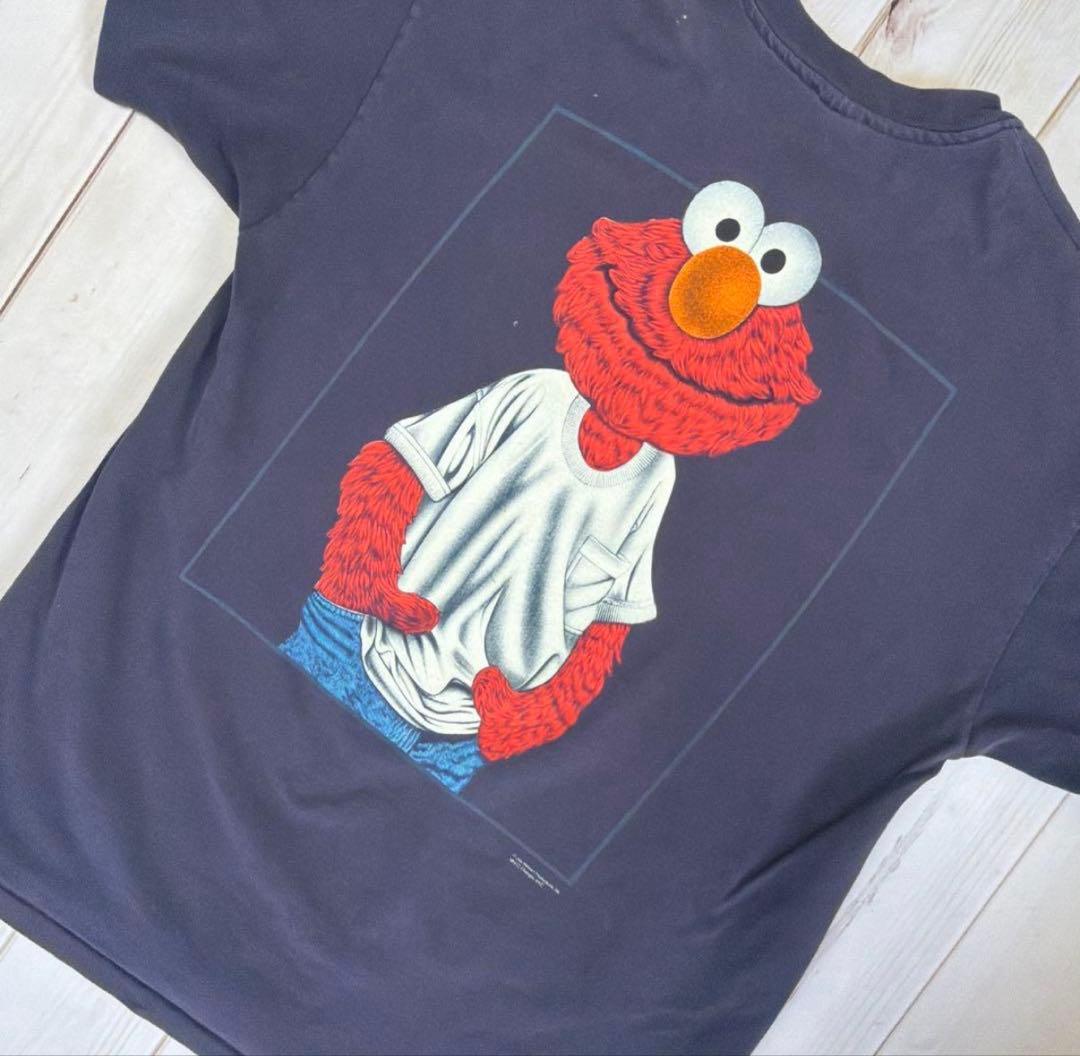 90s Elmo エルモ  パロディ Tシャツ XL