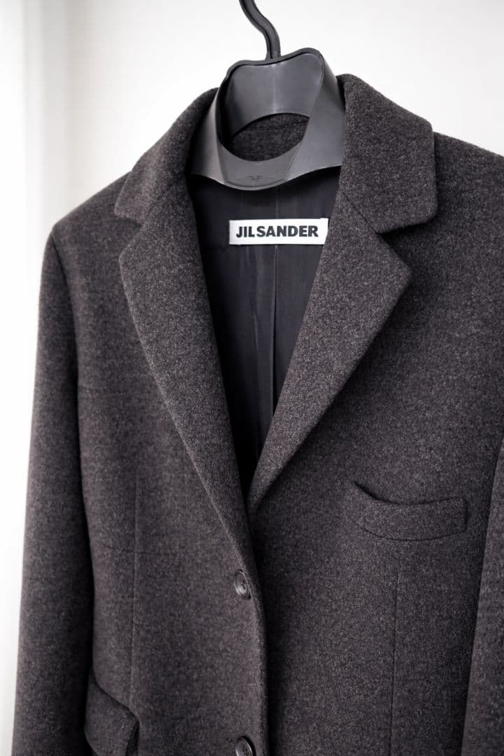 JIL SANDER 34　アンゴラ混 ロングコート