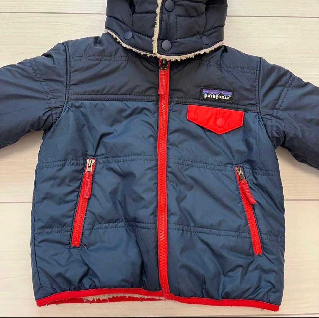 パタゴニア Patagonia ベビー フーディ リバーシブル 2T
