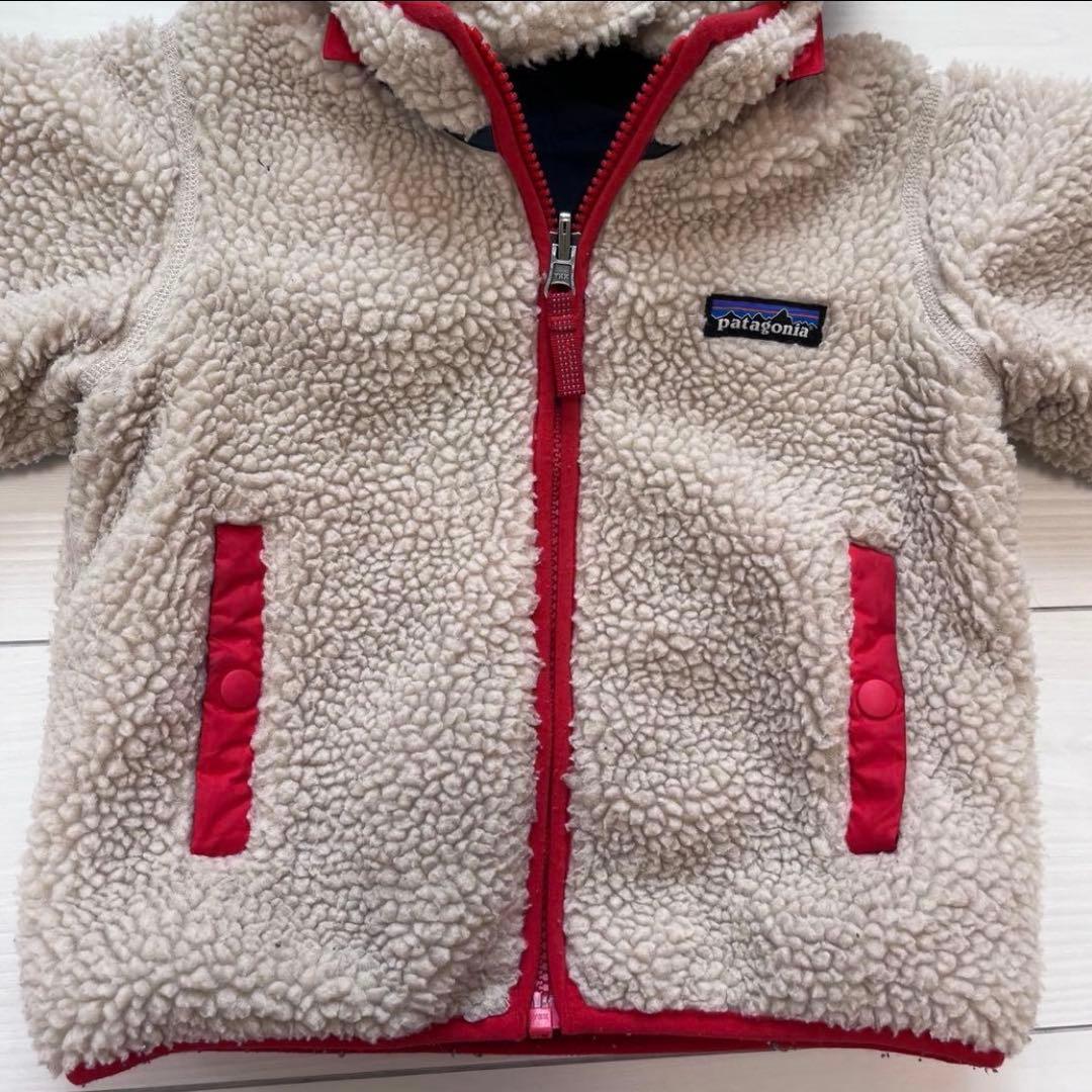 パタゴニア Patagonia ベビー フーディ リバーシブル 2T