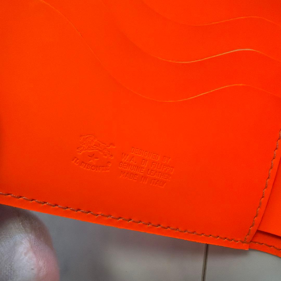 【新品未使用】IL BISONTE イルビゾンテ 二つ折り財布 イタリア製