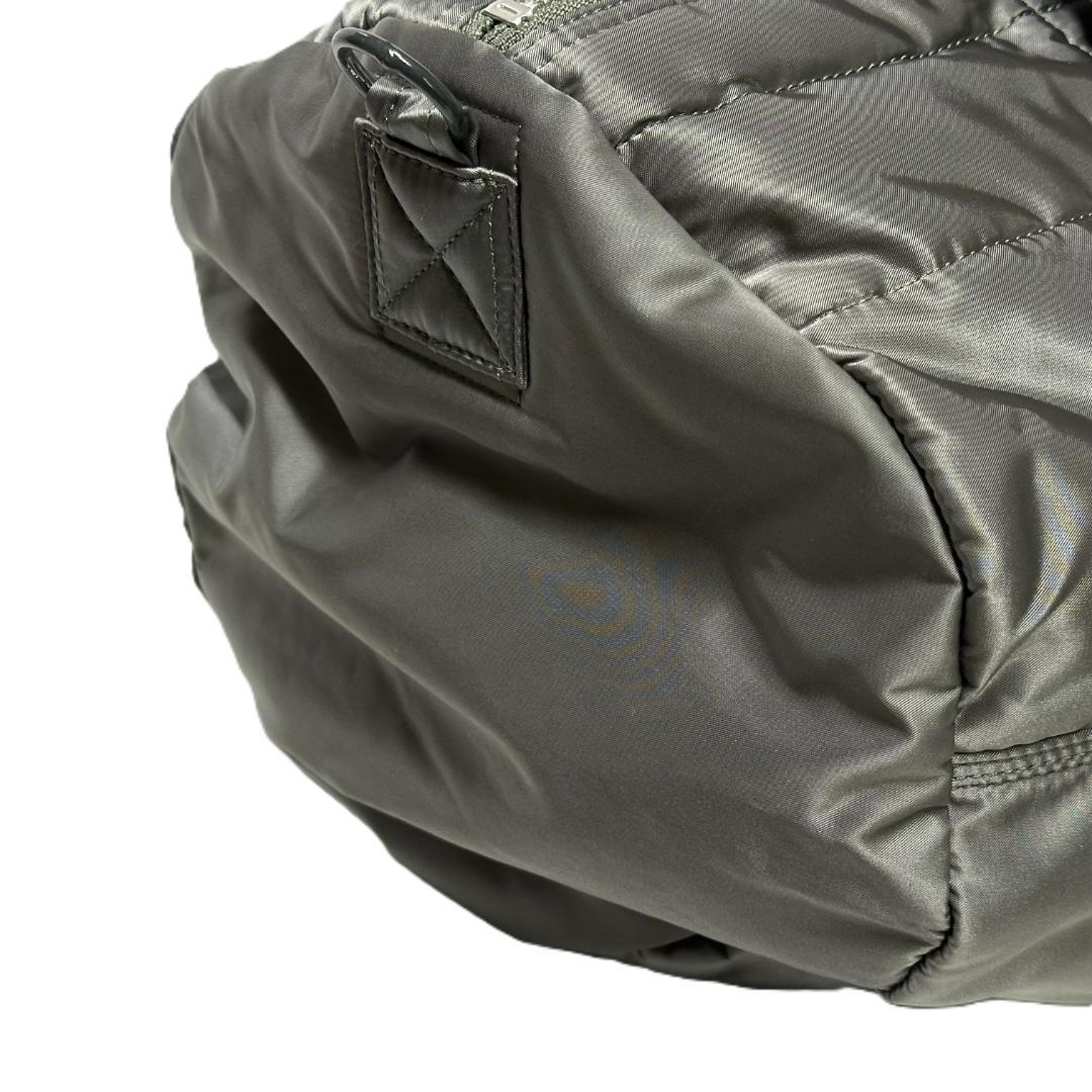 PORTER TANKER 2WAY BOSTON BAG M シルバーグレー