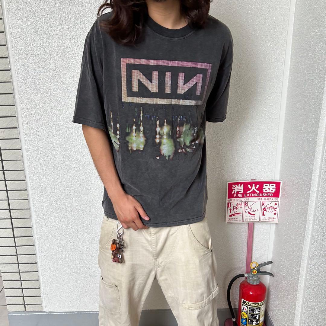 ⭐︎専用⭐︎Saint NIN ロゴ Tシャツ　ナインインチネイルズ　バンドT