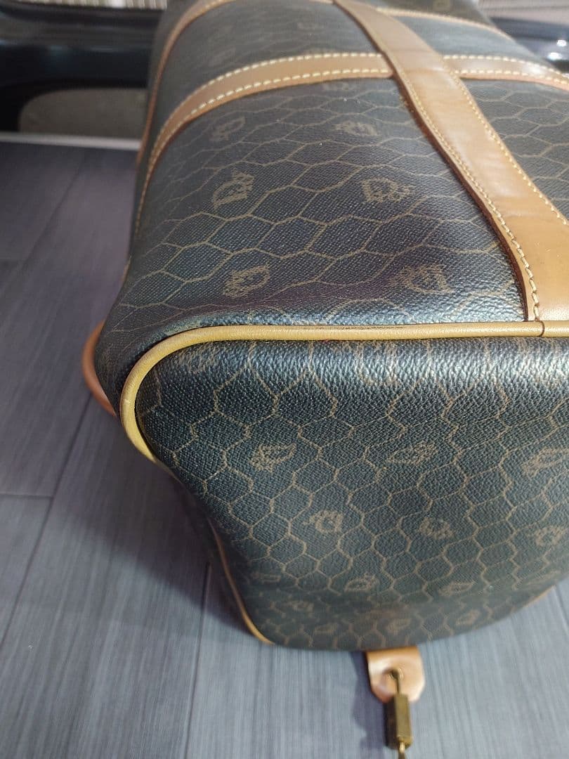 Christian　Dior　ボストンバッグ　ハニカム柄