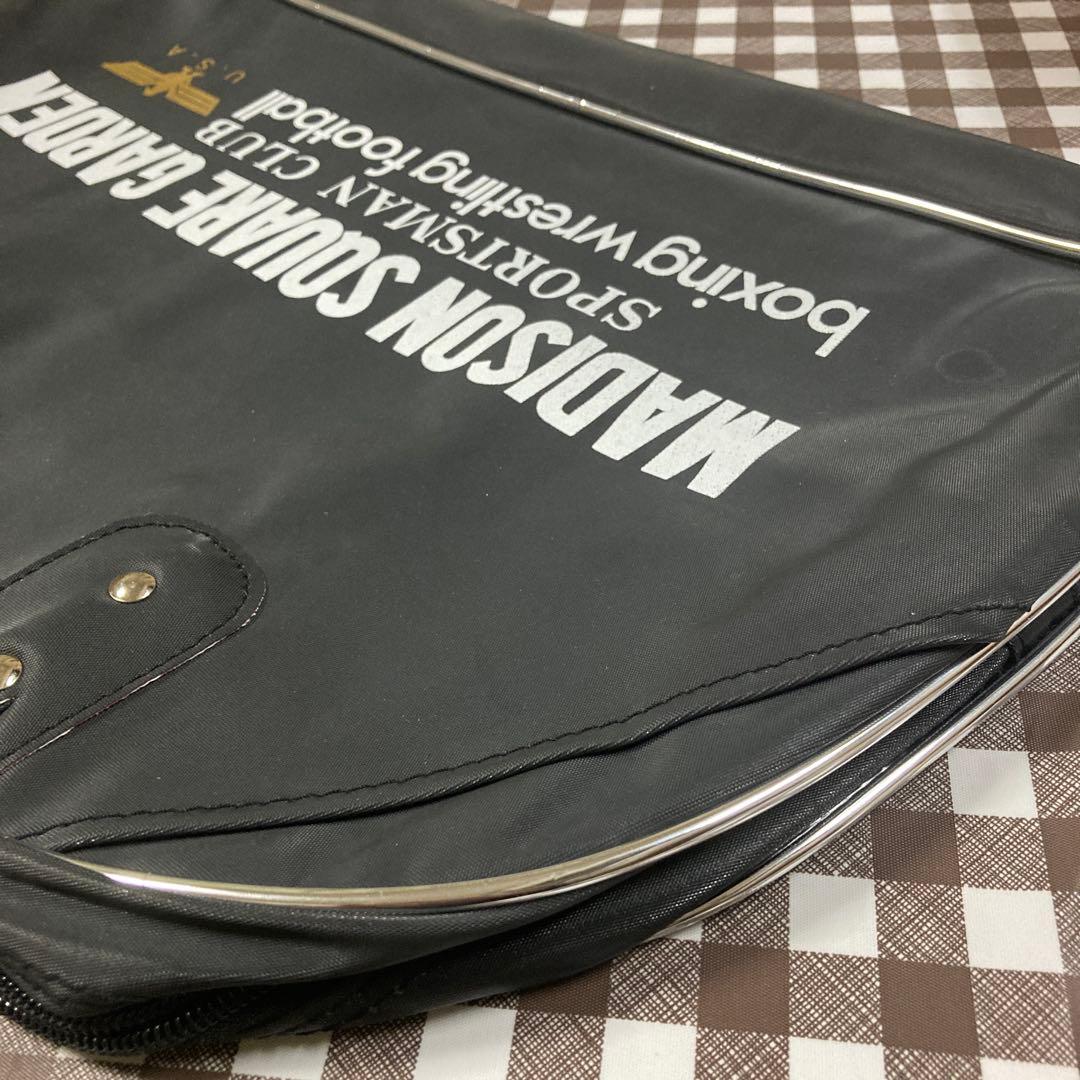 昭和レトロ　MADISON SQUARE GARDEN マジソンバッグ当時物