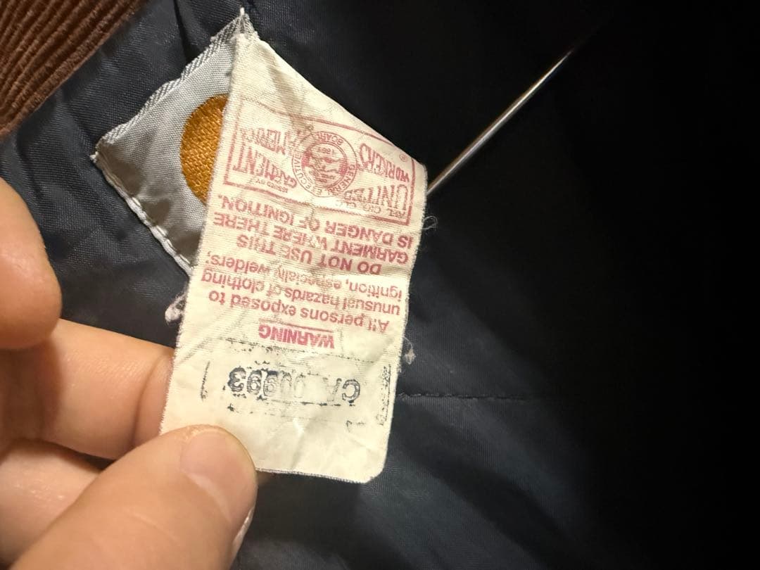古*！様 Carhartt カーハート　トラディショナルコート古着 　ブラウン