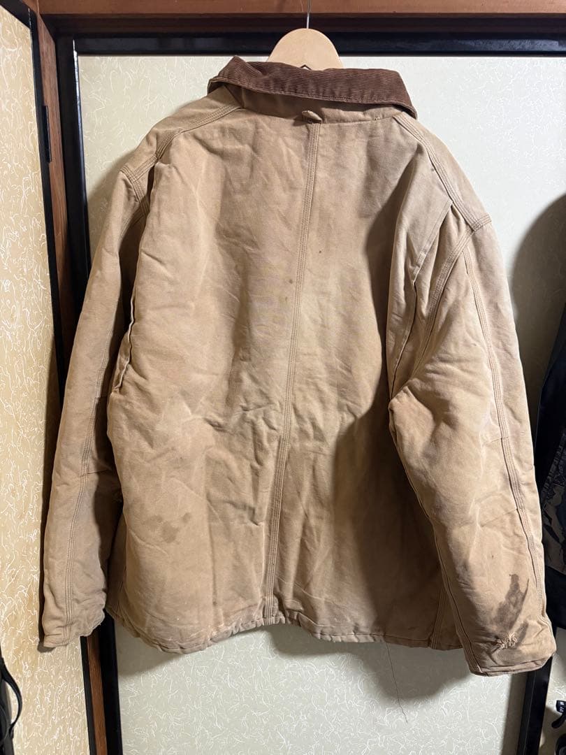 古*！様 Carhartt カーハート　トラディショナルコート古着 　ブラウン