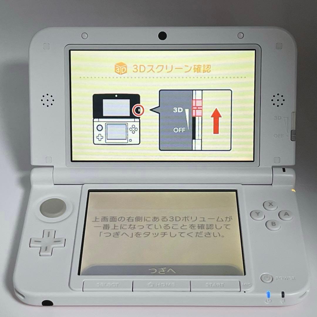 【美品】ニンテンドー3DS LL ピンク×ホワイト 本体 箱付き 動作確認済み