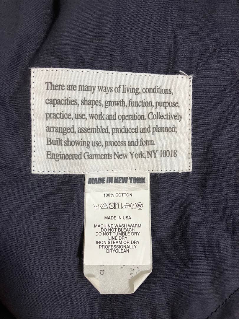 ENGINEERED GARMENTS デイトンシャツ S ネイビー
