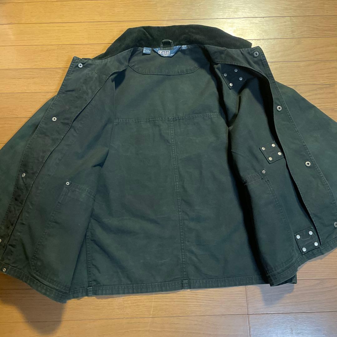 希少 美品 90s ラルフローレン ファイヤーマン ジャケット コーデュロイ襟