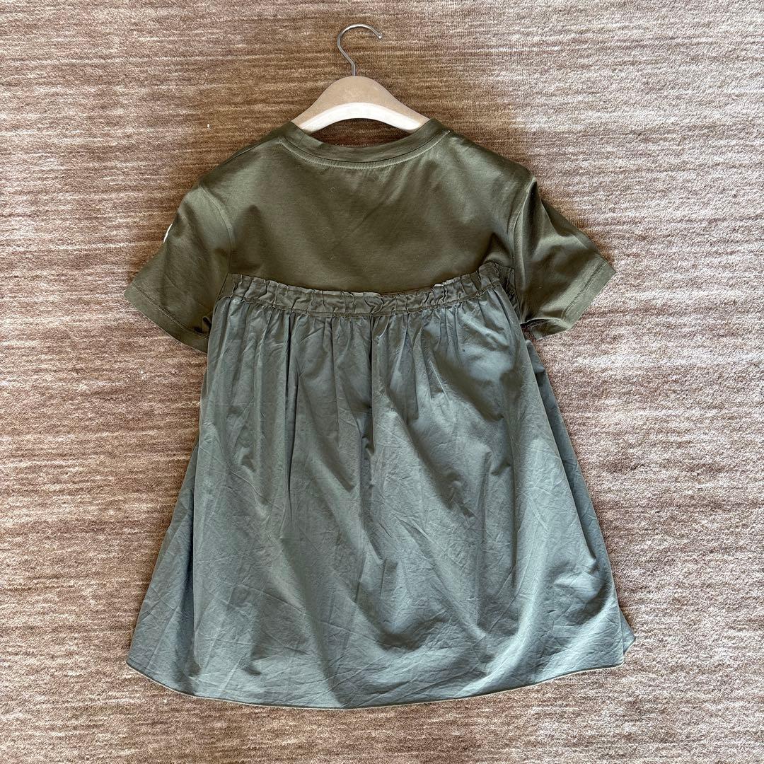 モンクレール　MONCLER カーキ　Tシャツ