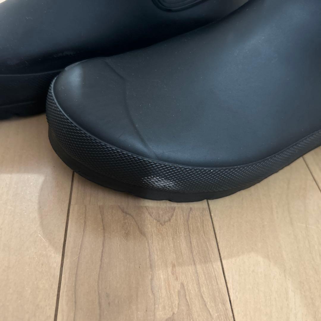 美品 HUNTER ブラック ショートブーツ　レインブーツ 24cm EU38
