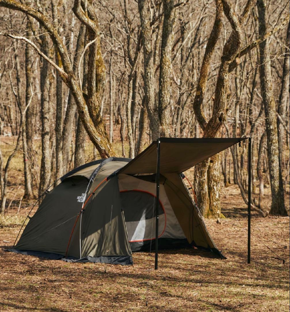 THE NORTH FACE ランダー2 ソロキャンツーリングフットプリント付き