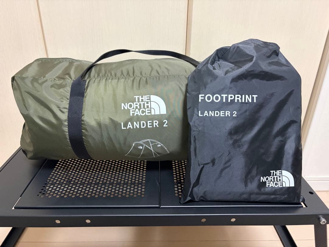 THE NORTH FACE ランダー2 ソロキャンツーリングフットプリント付き