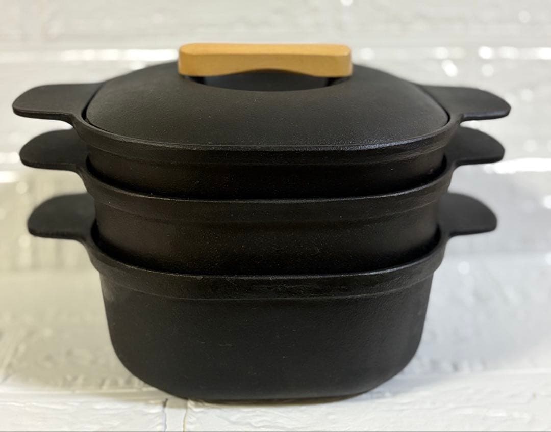 南部鉄器 及源 OIGEN ちょこっと鍋 深鍋3点セット