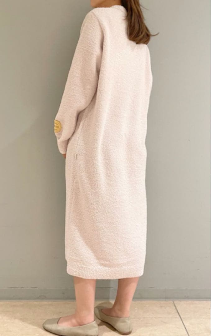 新品♡⃛ 完売品 ジェラートピケ パウダービスケットジャガード ワンピース ピンク