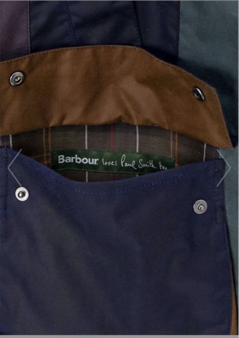Paul Smith Loves Barbour Bedale フード込み
