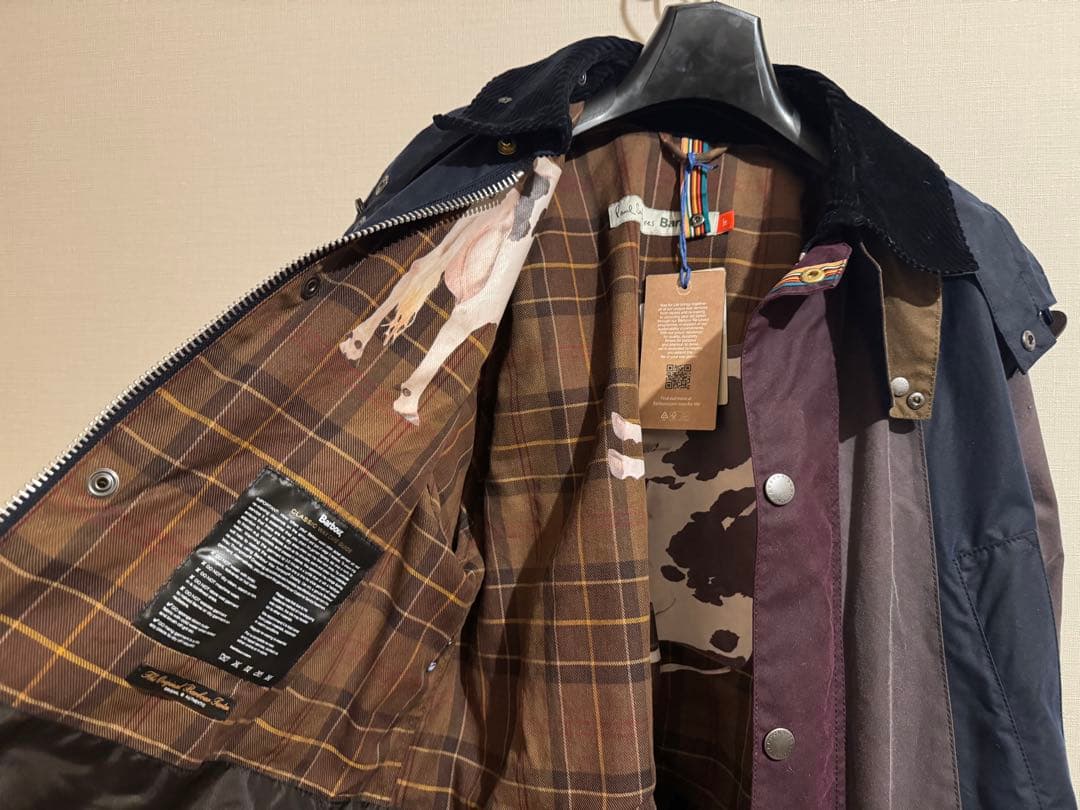 Paul Smith Loves Barbour Bedale フード込み