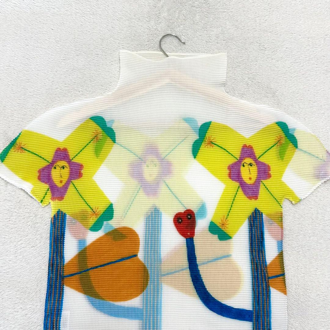 me ISSEY MIYAKE 25SS OHANA ハイネック半袖トップス 白