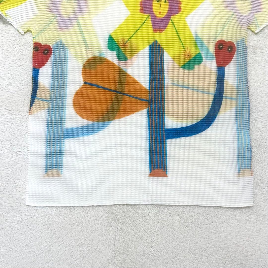 me ISSEY MIYAKE 25SS OHANA ハイネック半袖トップス 白