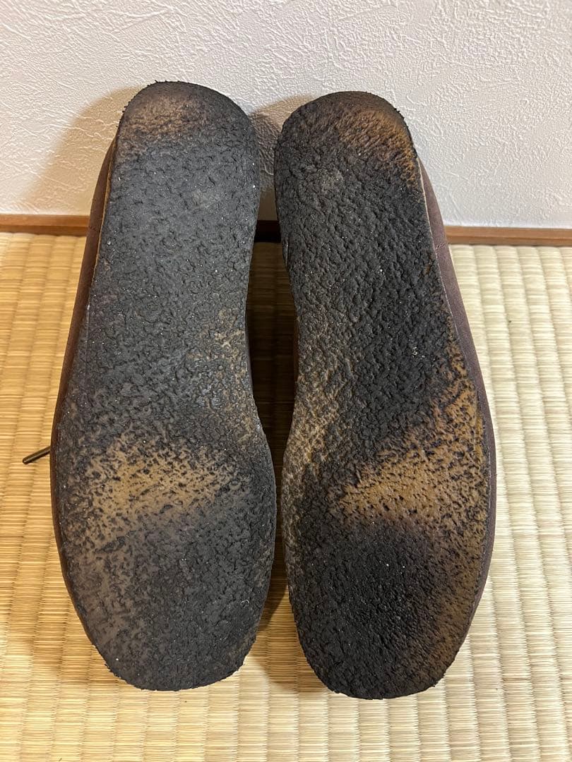 m*u様 クラークス　ワラビー　clarks　ブラウン スエード モカシン　UK