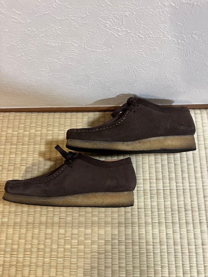 m*u様 クラークス　ワラビー　clarks　ブラウン スエード モカシン　UK