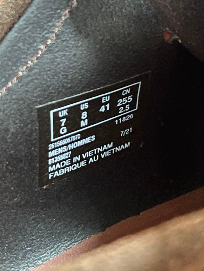 m*u様 クラークス　ワラビー　clarks　ブラウン スエード モカシン　UK