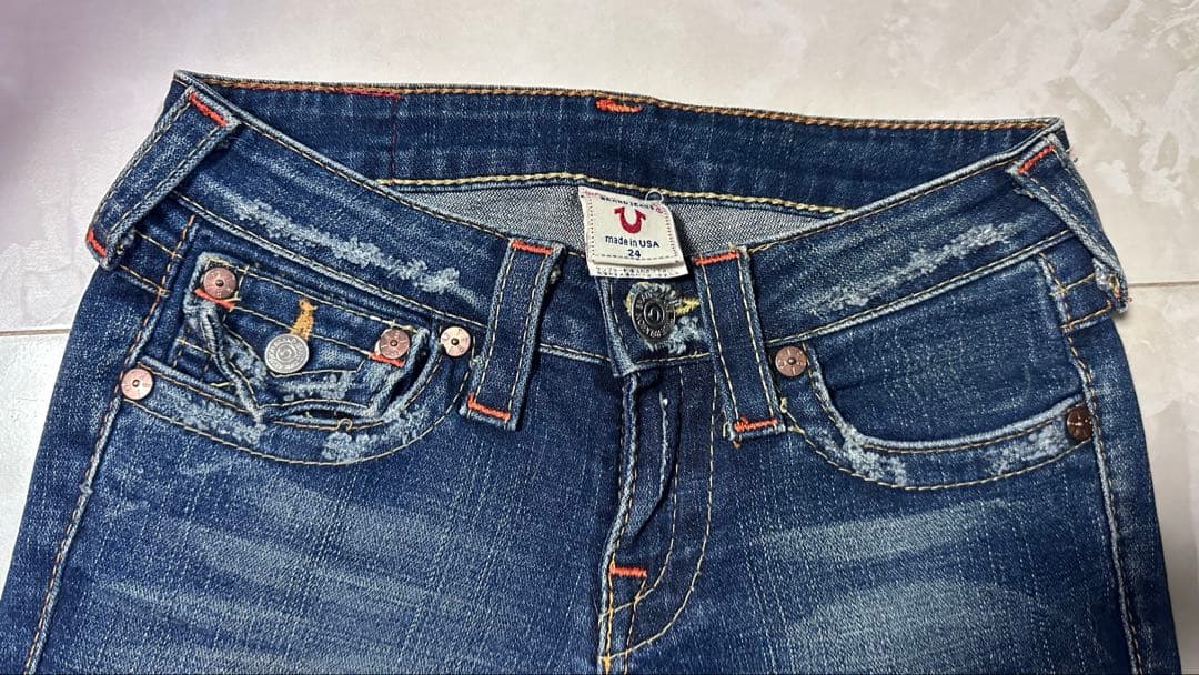 True Religion JOEY フレアデニム USA製 Y2K サイズ24