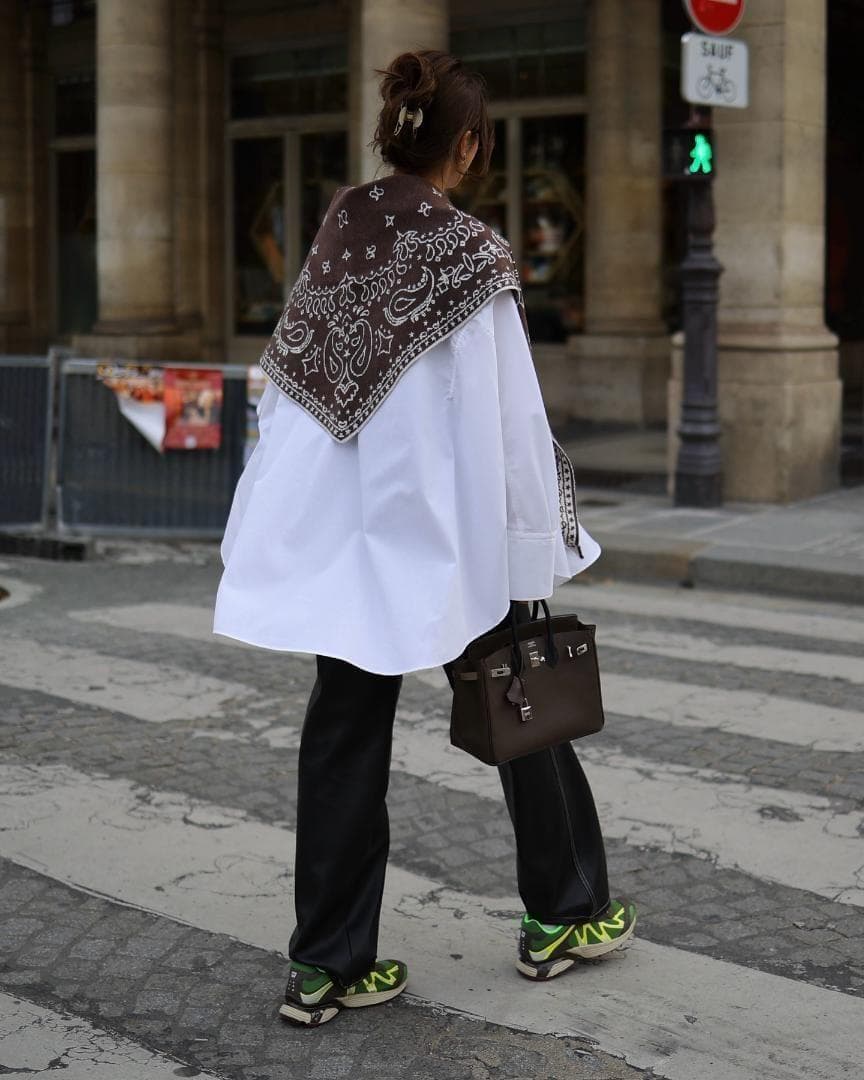 即日発送 Gypsohila Paisley Knit Stole ブラウン