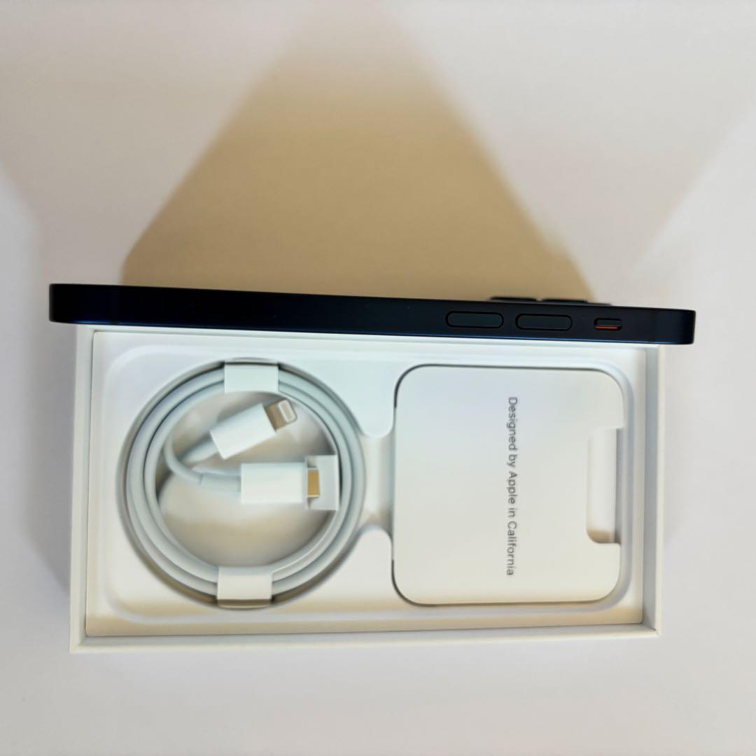 Apple iPhone 12mini 青色 本体 & 付属品 美品